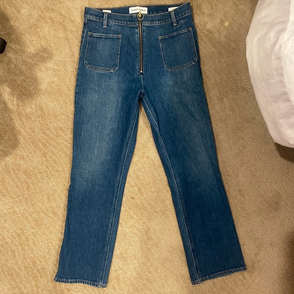 Aritzia denim forum zip up jeans - Picture 3 of 4